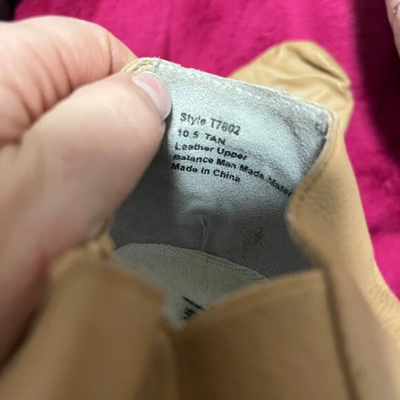 Theatricals Adult Gore Insert Tan Jazz Boots Size 10.5 - Picture 5 of 5